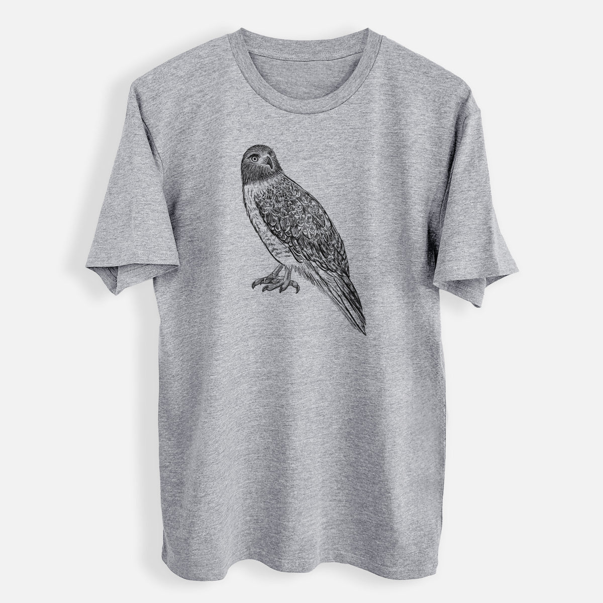 Red-tailed Hawk - Buteo jamaicensis - Mens Everyday Staple Tee