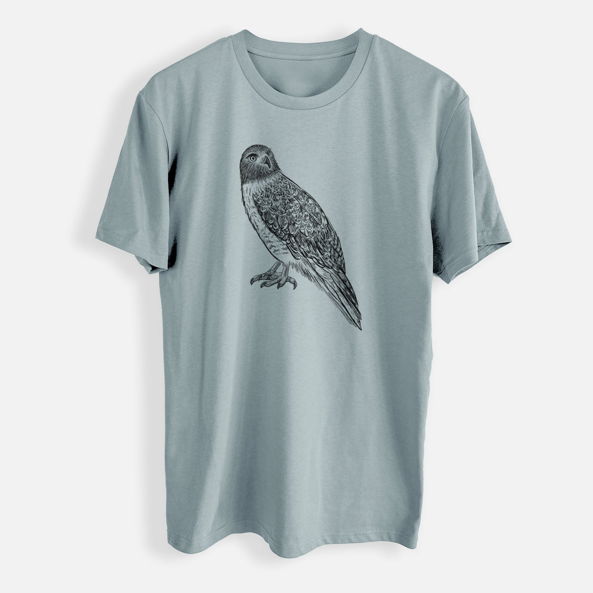 Red-tailed Hawk - Buteo jamaicensis - Mens Everyday Staple Tee