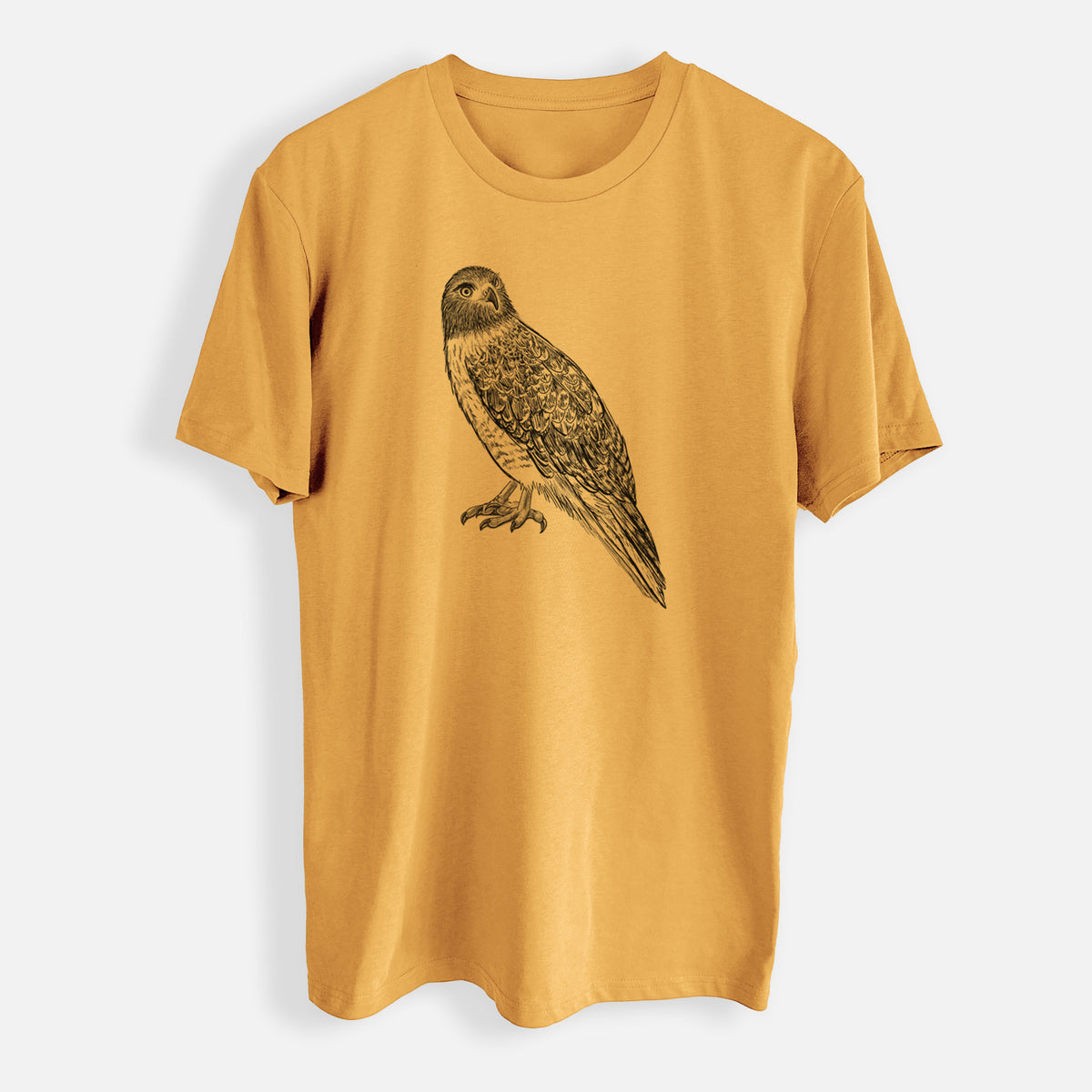 Red-tailed Hawk - Buteo jamaicensis - Mens Everyday Staple Tee