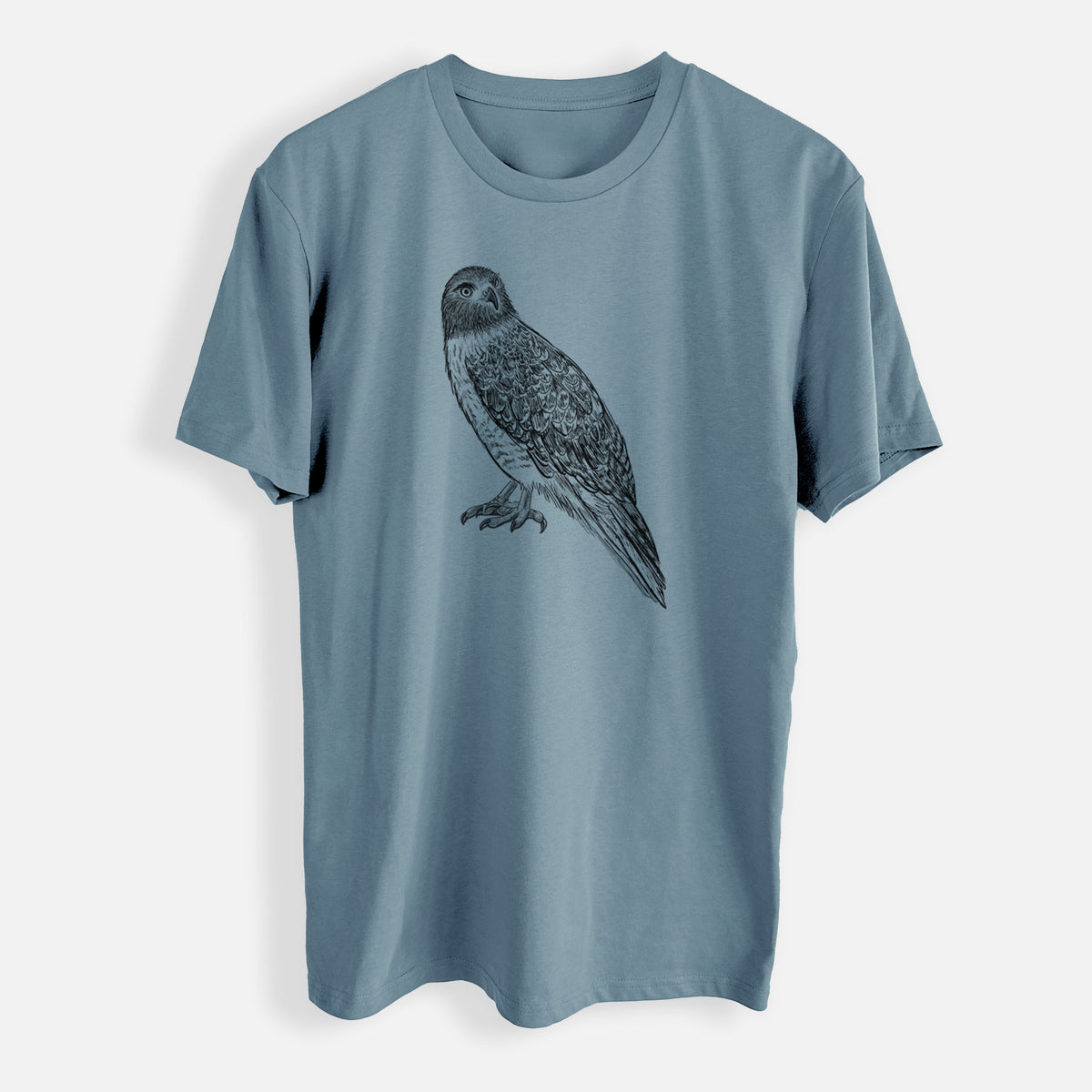 Red-tailed Hawk - Buteo jamaicensis - Mens Everyday Staple Tee