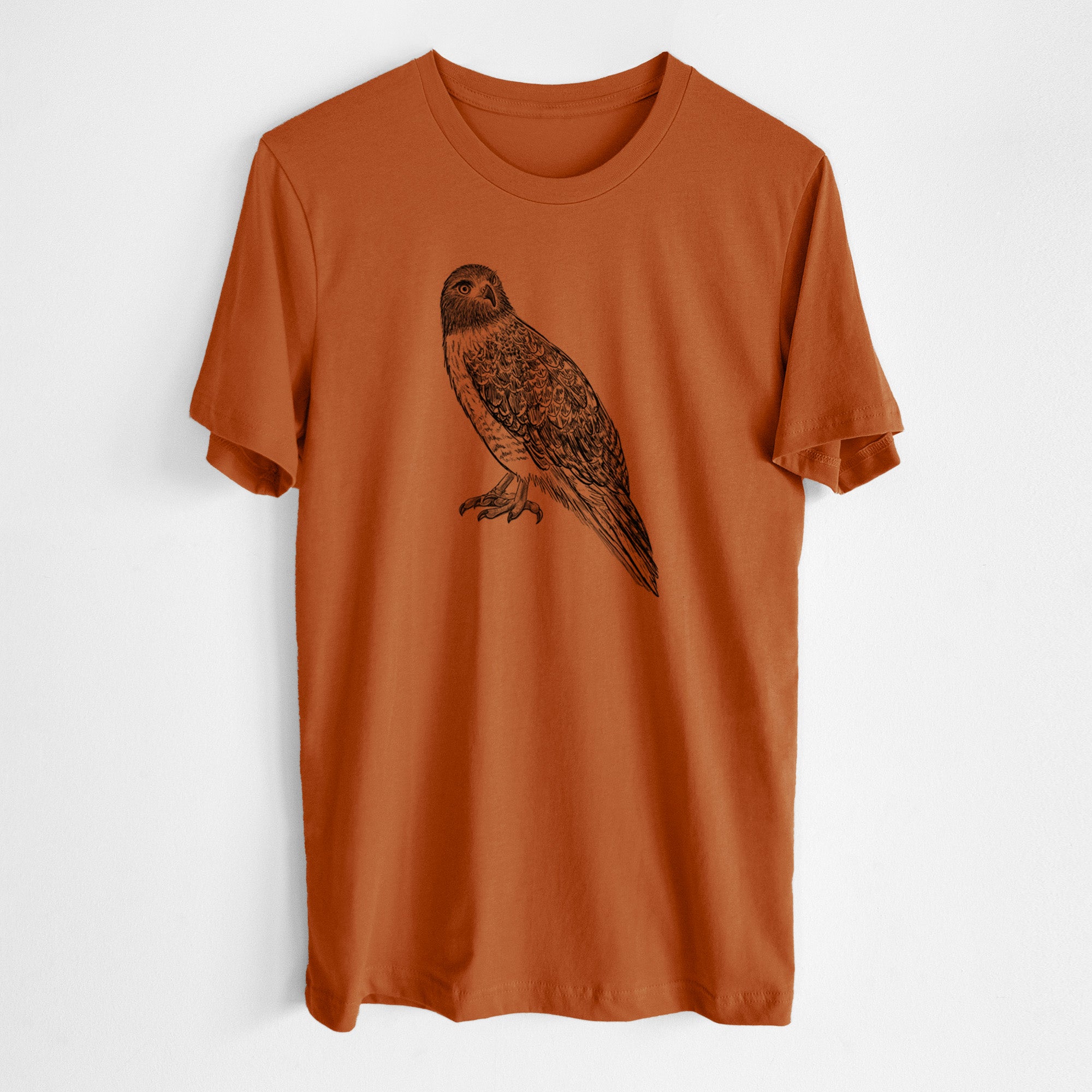 Red-tailed Hawk - Buteo jamaicensis - Lightweight 100% Cotton Unisex Crewneck