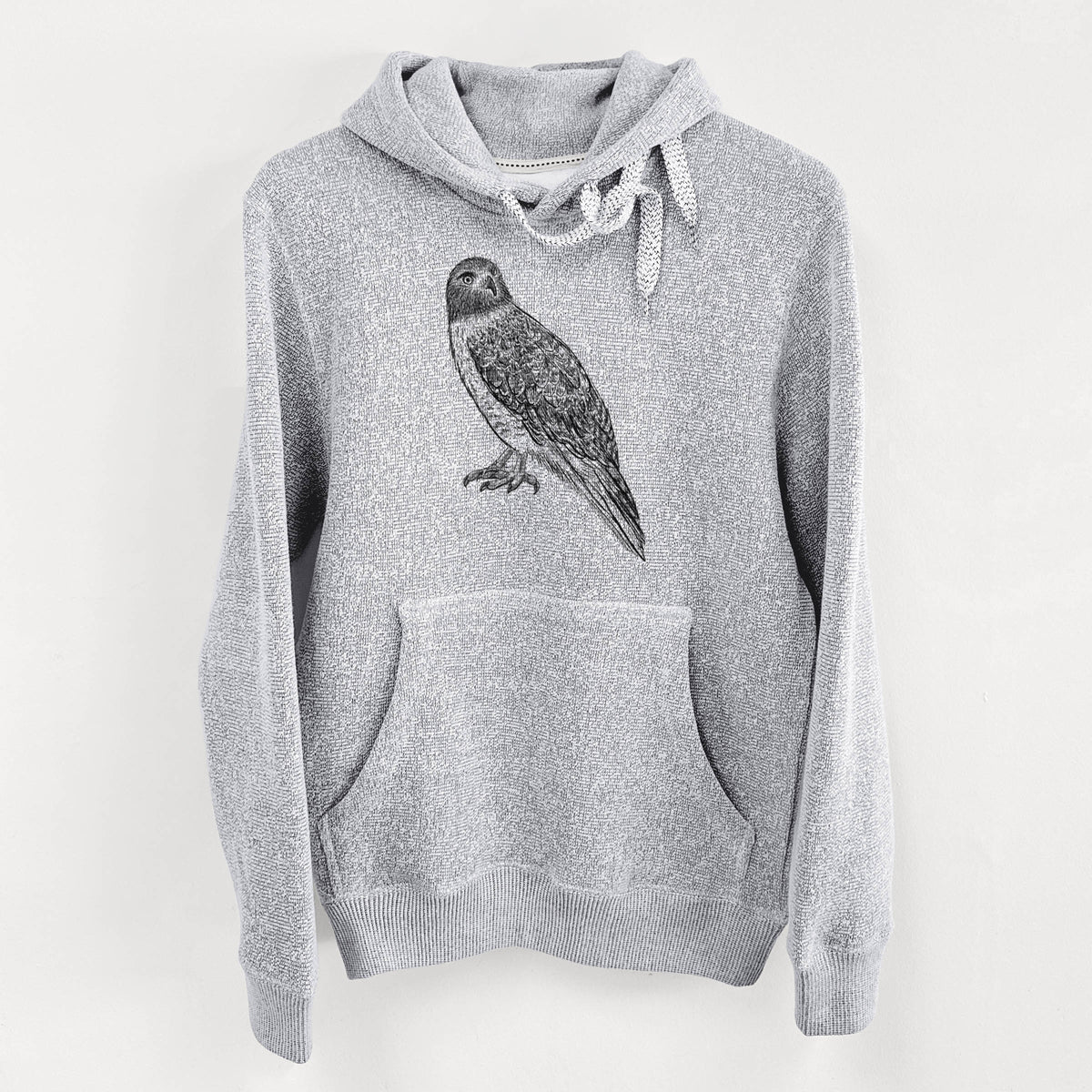 Red-tailed Hawk - Buteo jamaicensis - Knit Hoodie