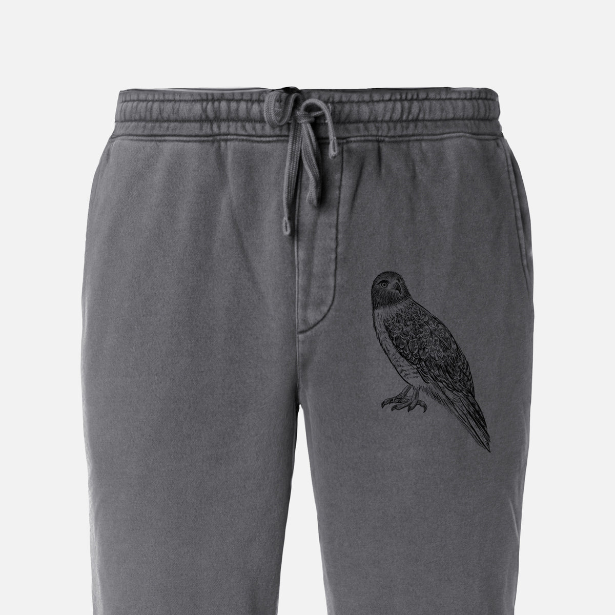 Red-tailed Hawk - Buteo jamaicensis - Unisex Pigment Dyed Sweatpants