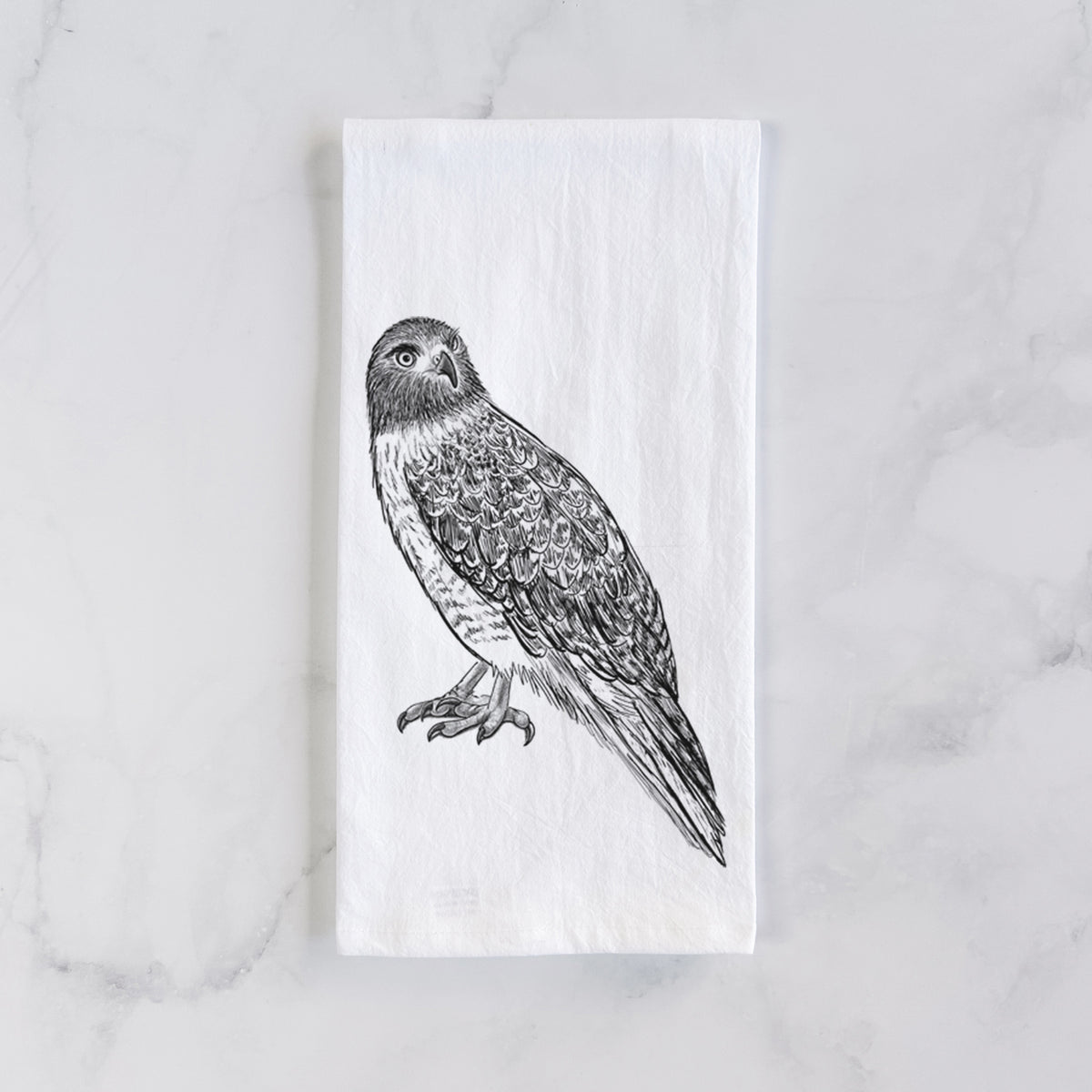 Red-tailed Hawk - Buteo jamaicensis Tea Towel