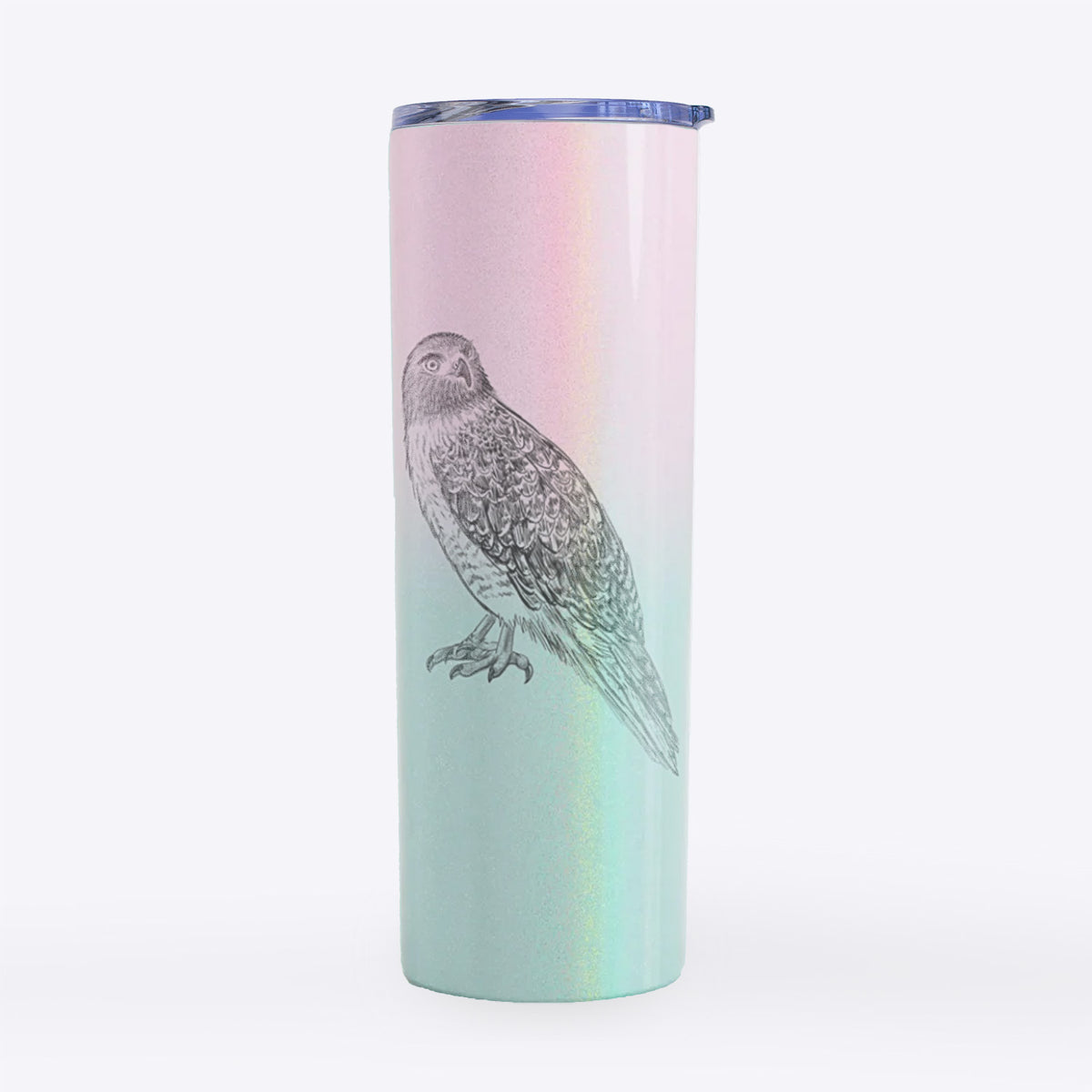 Red-tailed Hawk - Buteo jamaicensis - 20oz Skinny Tumbler