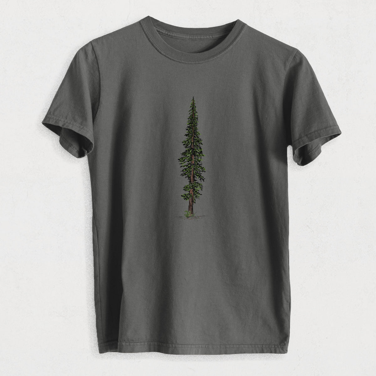 Lone Redwood - Heavyweight Men&#39;s 100% Organic Cotton Tee