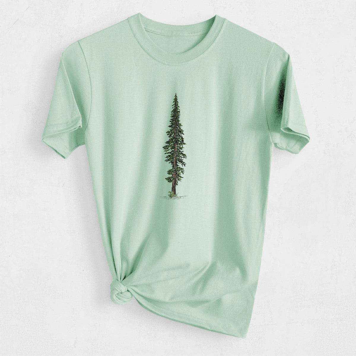 Lone Redwood - Heavyweight Men&#39;s 100% Organic Cotton Tee