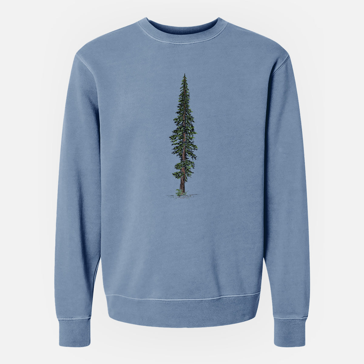 Lone Redwood - Unisex Pigment Dyed Crew Sweatshirt