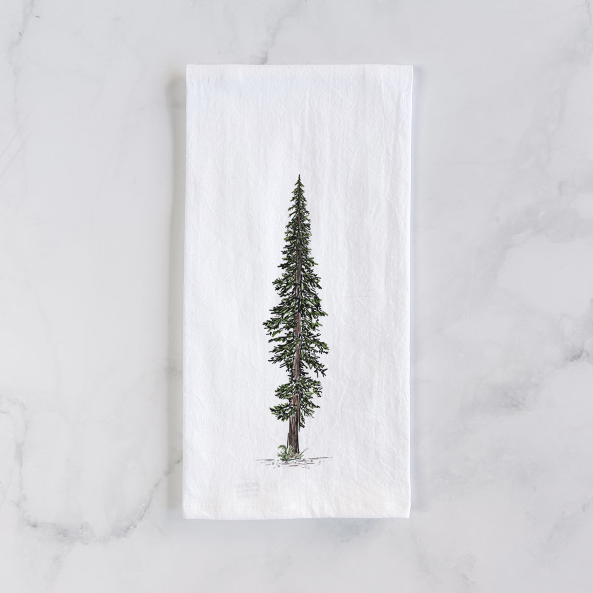 Lone Redwood Tea Towel