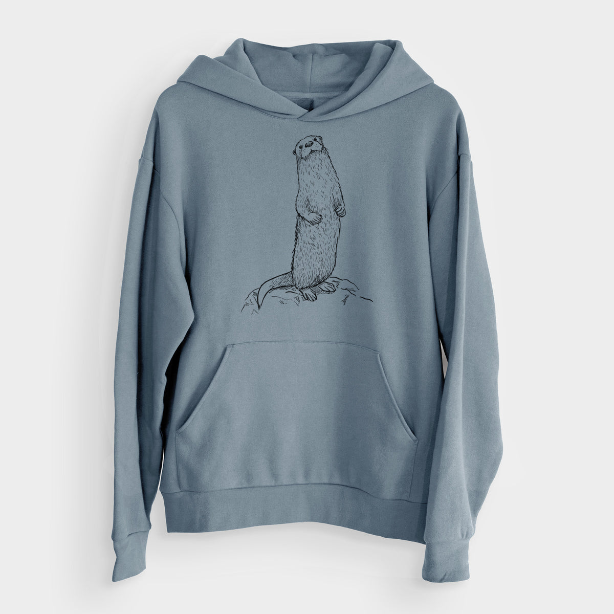 North American River Otter - Lontra canadensis  - Bodega Midweight Hoodie
