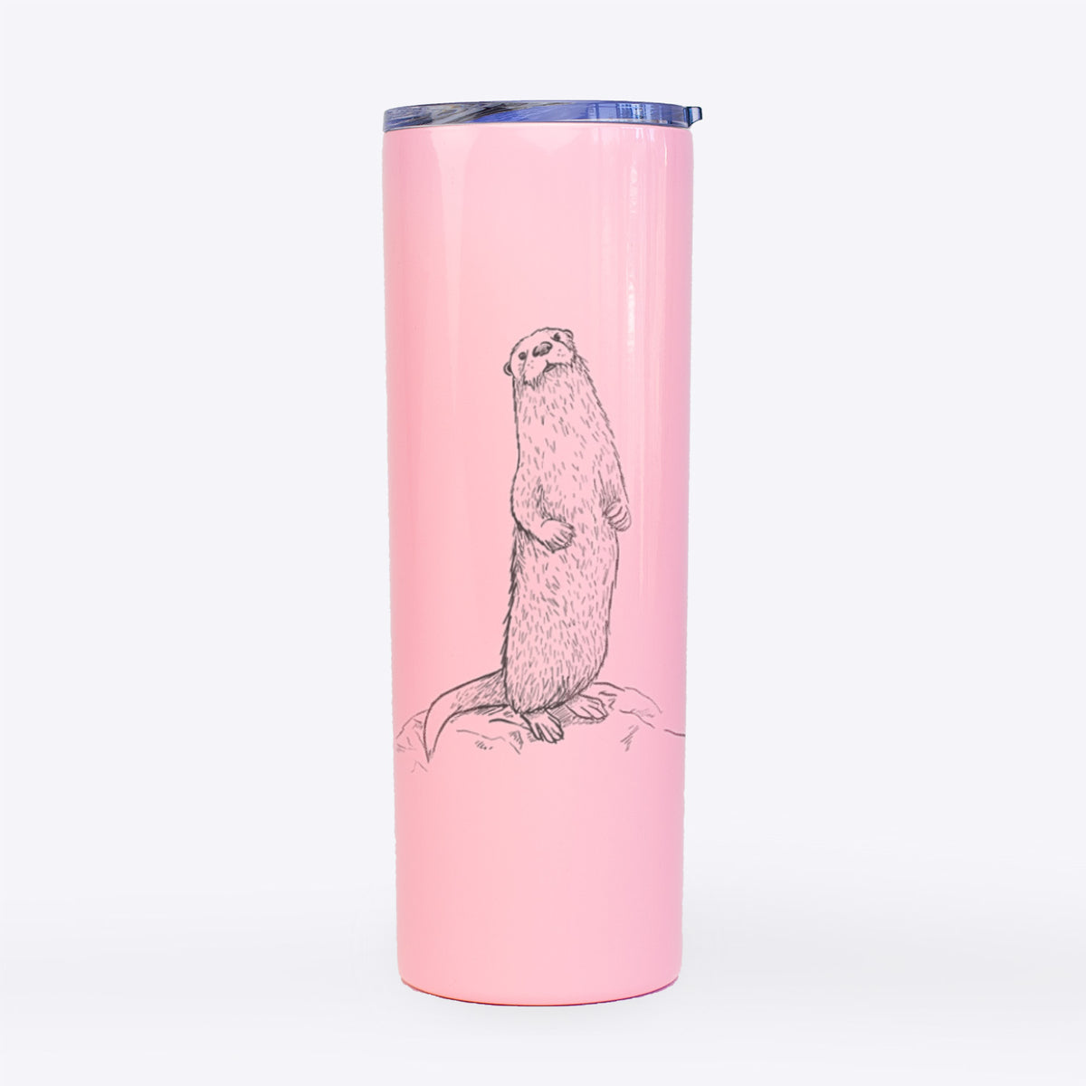North American River Otter - Lontra canadensis - 20oz Skinny Tumbler