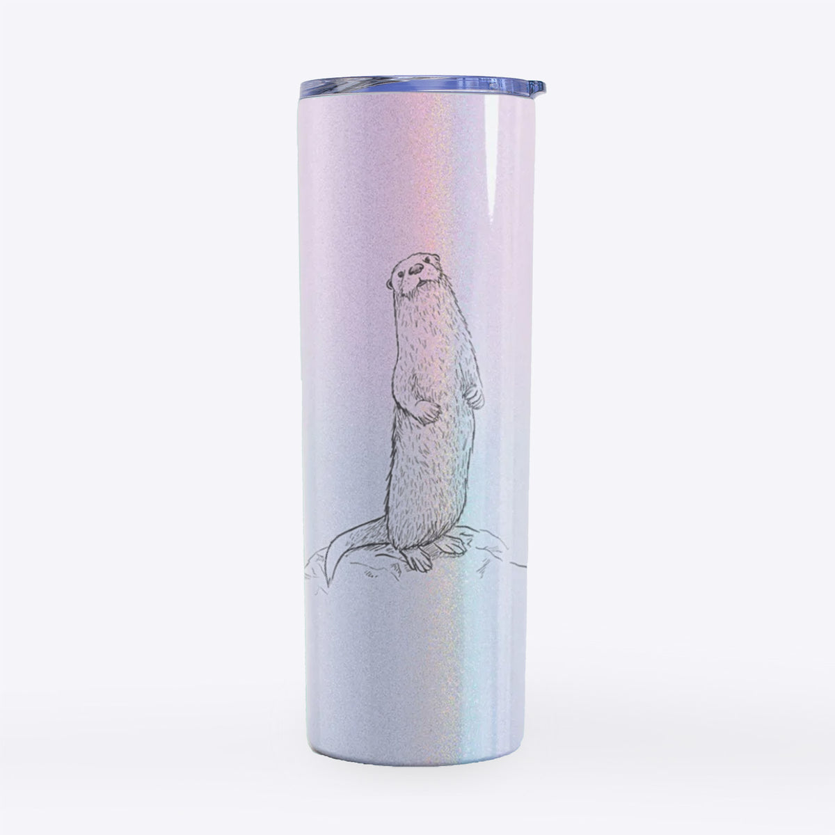 North American River Otter - Lontra canadensis - 20oz Skinny Tumbler