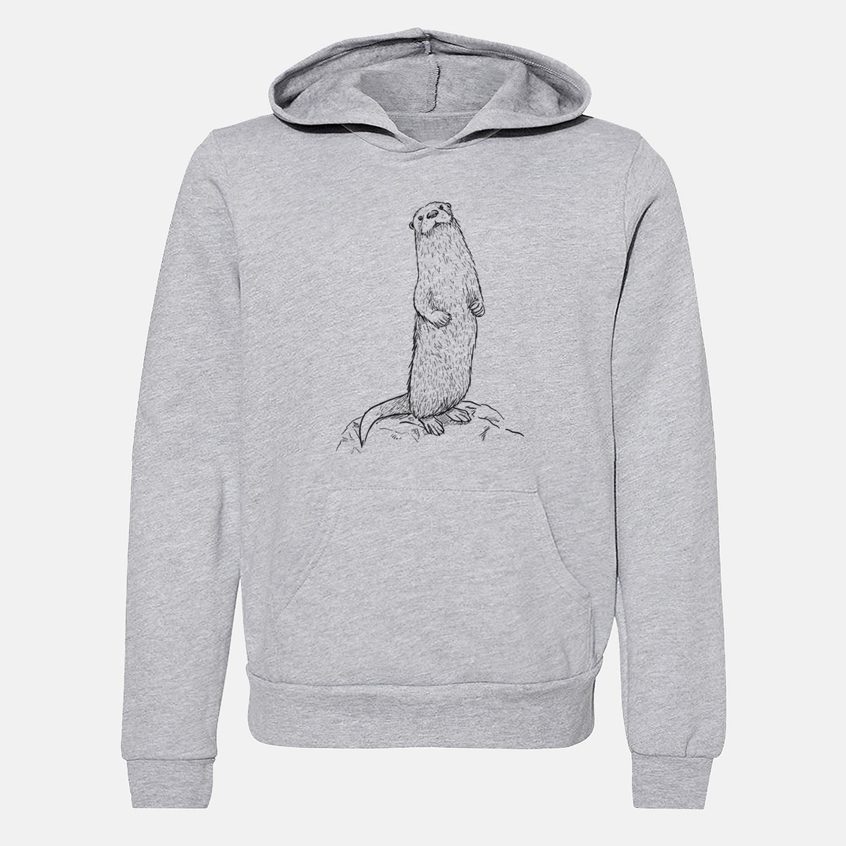 North American River Otter - Lontra canadensis - Youth Hoodie Sweatshirt