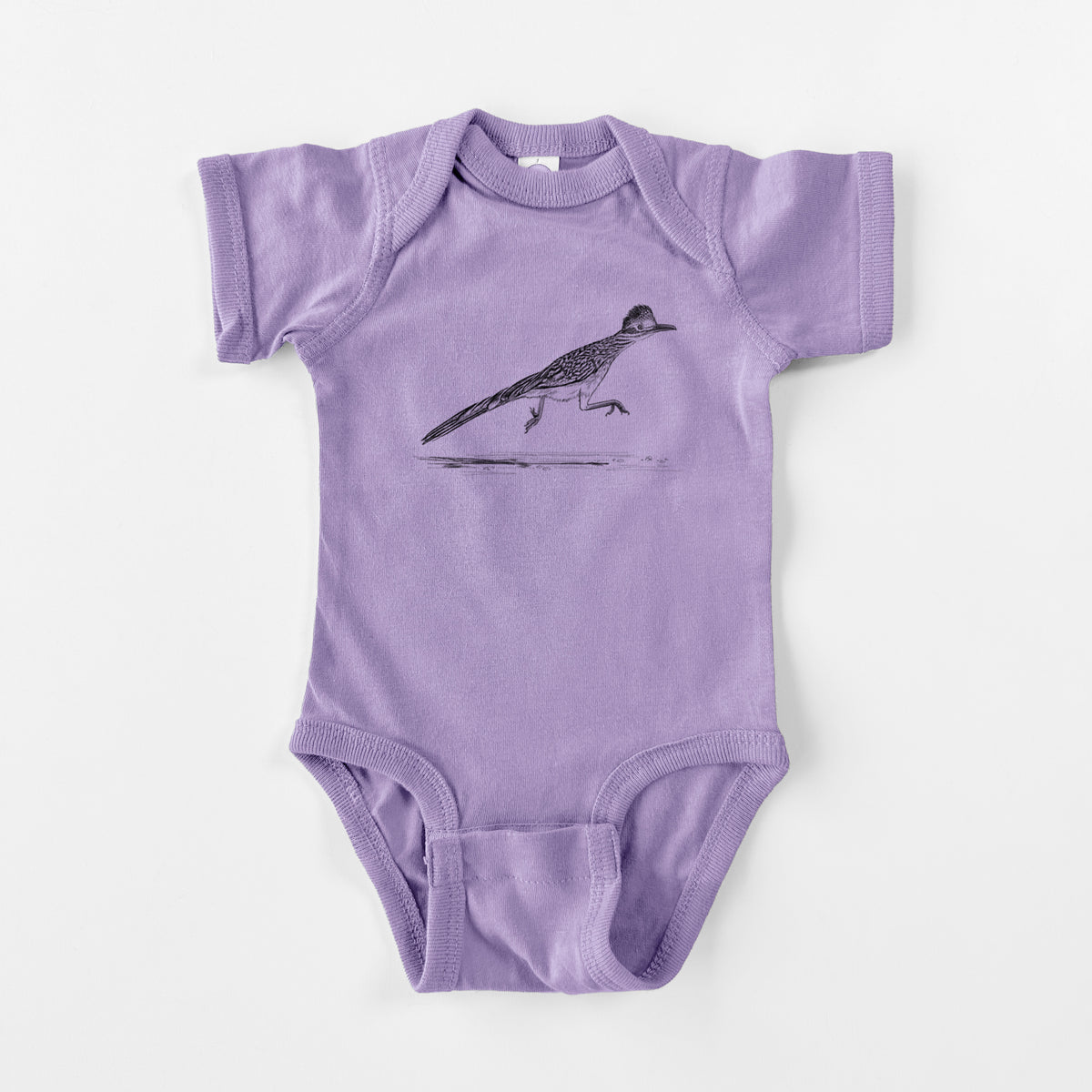 Greater Roadrunner - Geococcyx californianus - Baby Fine Jersey Bodysuit