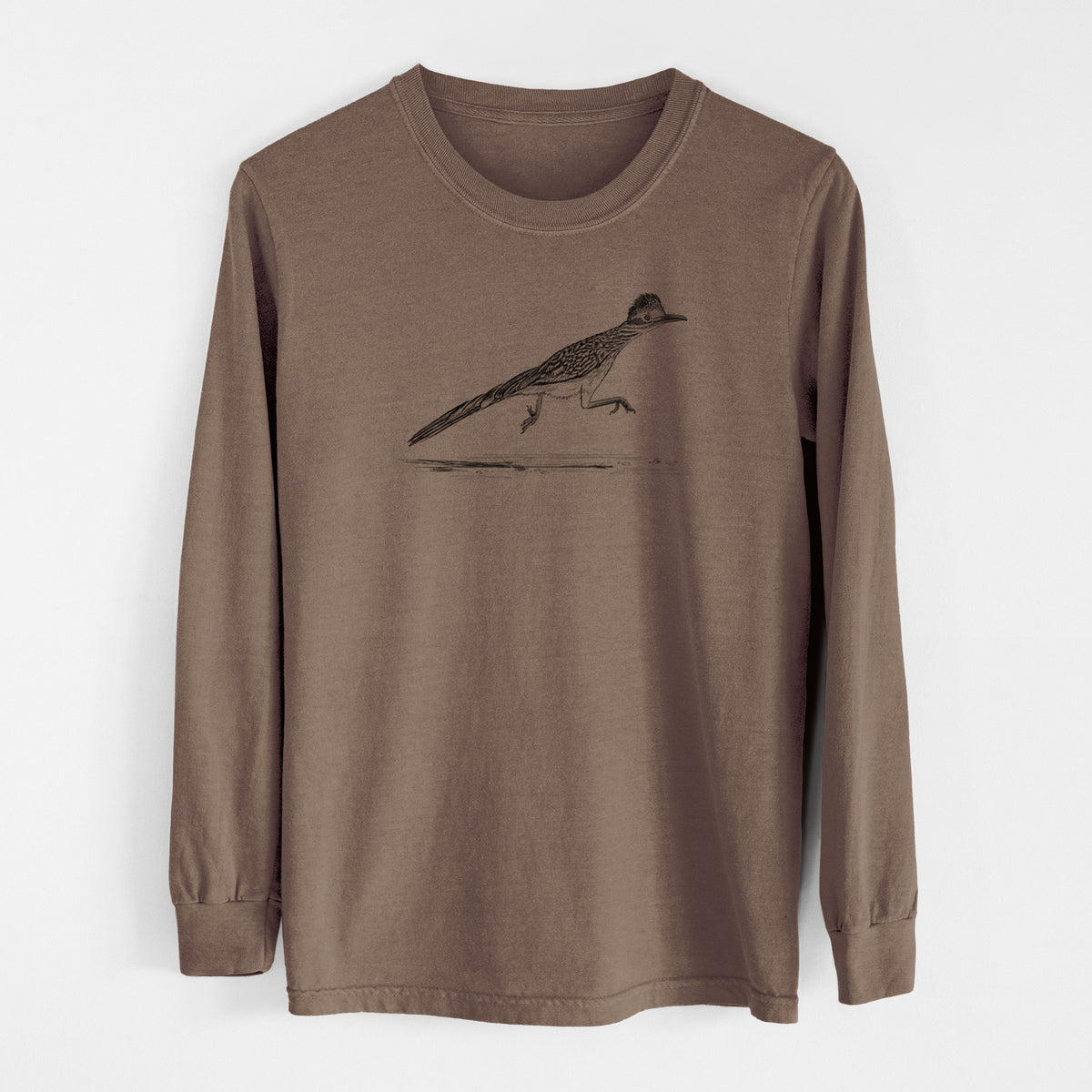 Greater Roadrunner - Geococcyx californianus - Unisex Comfort Colors 100% Cotton Long Sleeve