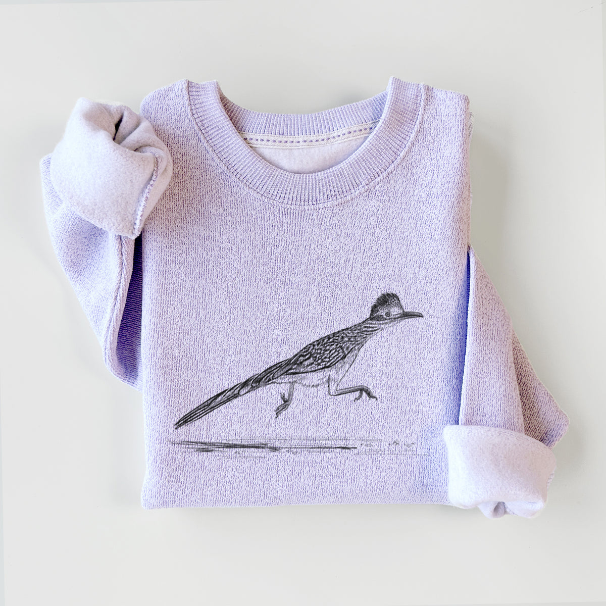 Greater Roadrunner - Geococcyx californianus - Knit Sweatshirt