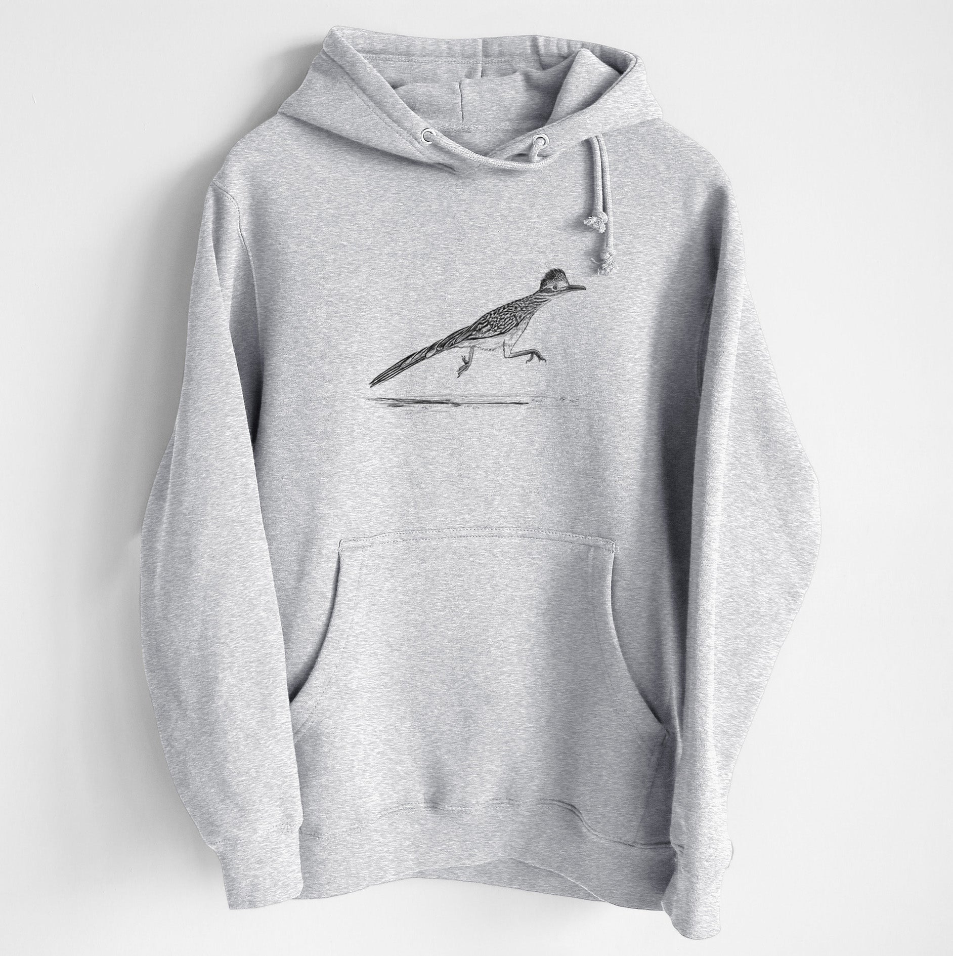 Greater Roadrunner - Geococcyx californianus - Heavyweight Fleece Hoodie
