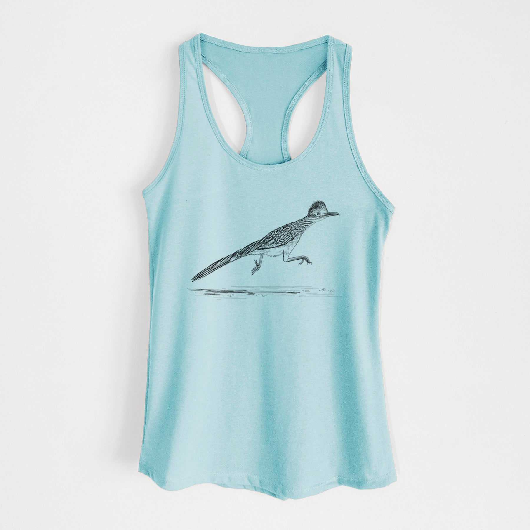 Greater Roadrunner - Geococcyx californianus - Women's Racerback Tanktop
