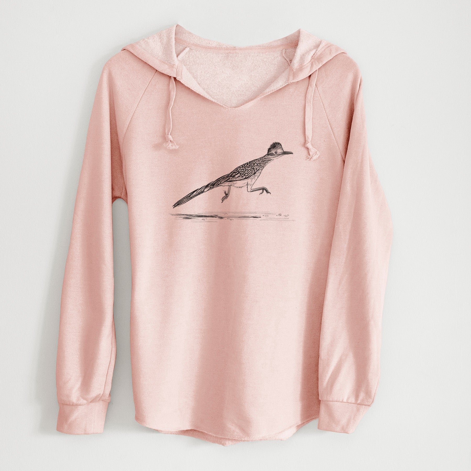 Greater Roadrunner - Geococcyx californianus - Cali Wave Hooded Sweatshirt