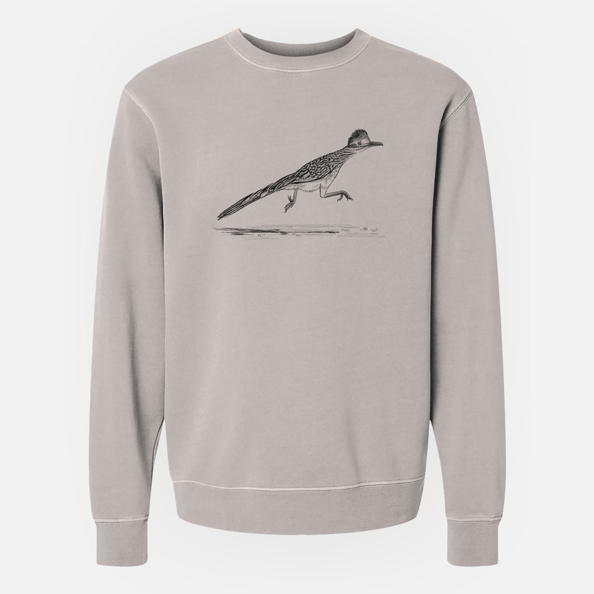 Greater Roadrunner - Geococcyx californianus - Unisex Pigment Dyed Crew Sweatshirt