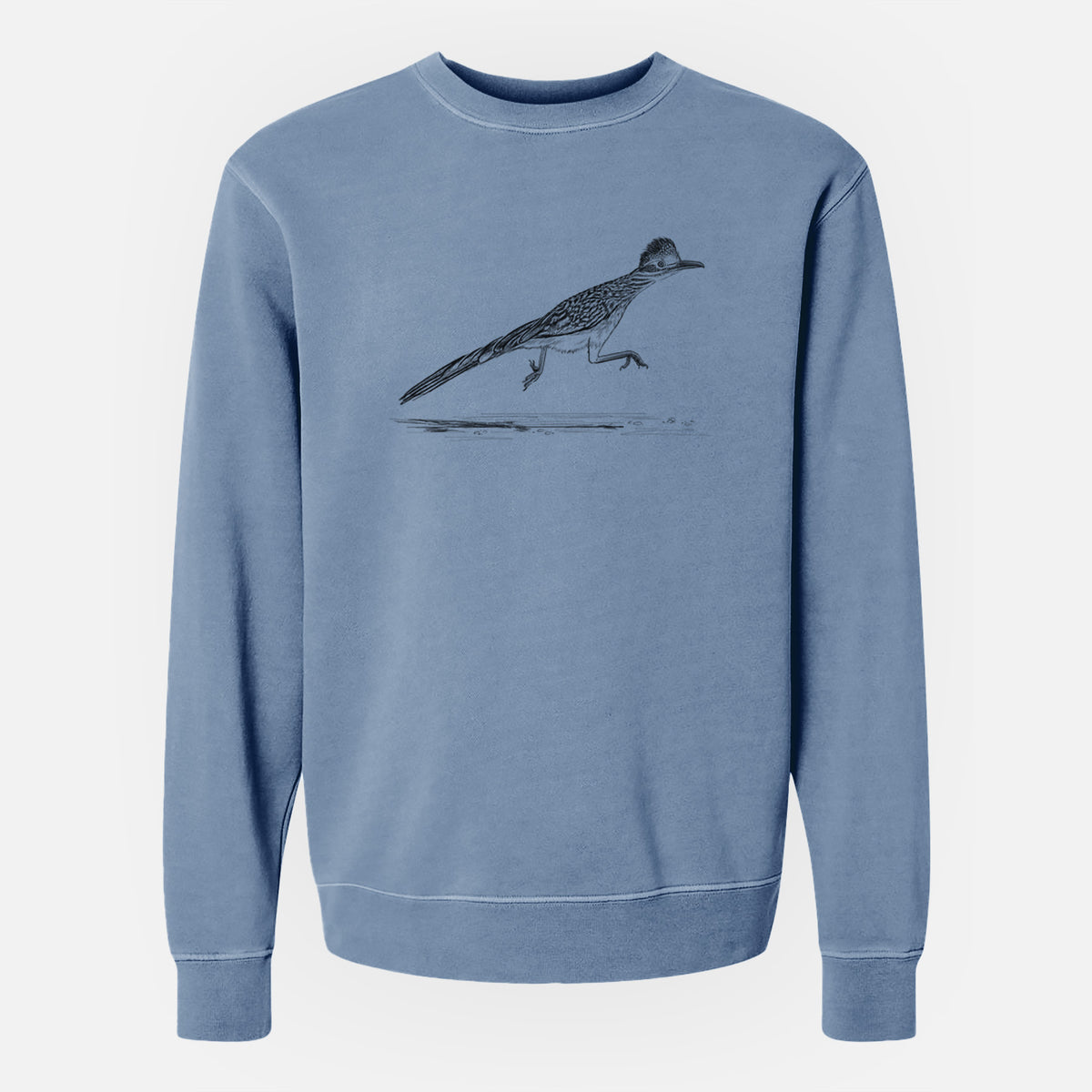 Greater Roadrunner - Geococcyx californianus - Unisex Pigment Dyed Crew Sweatshirt