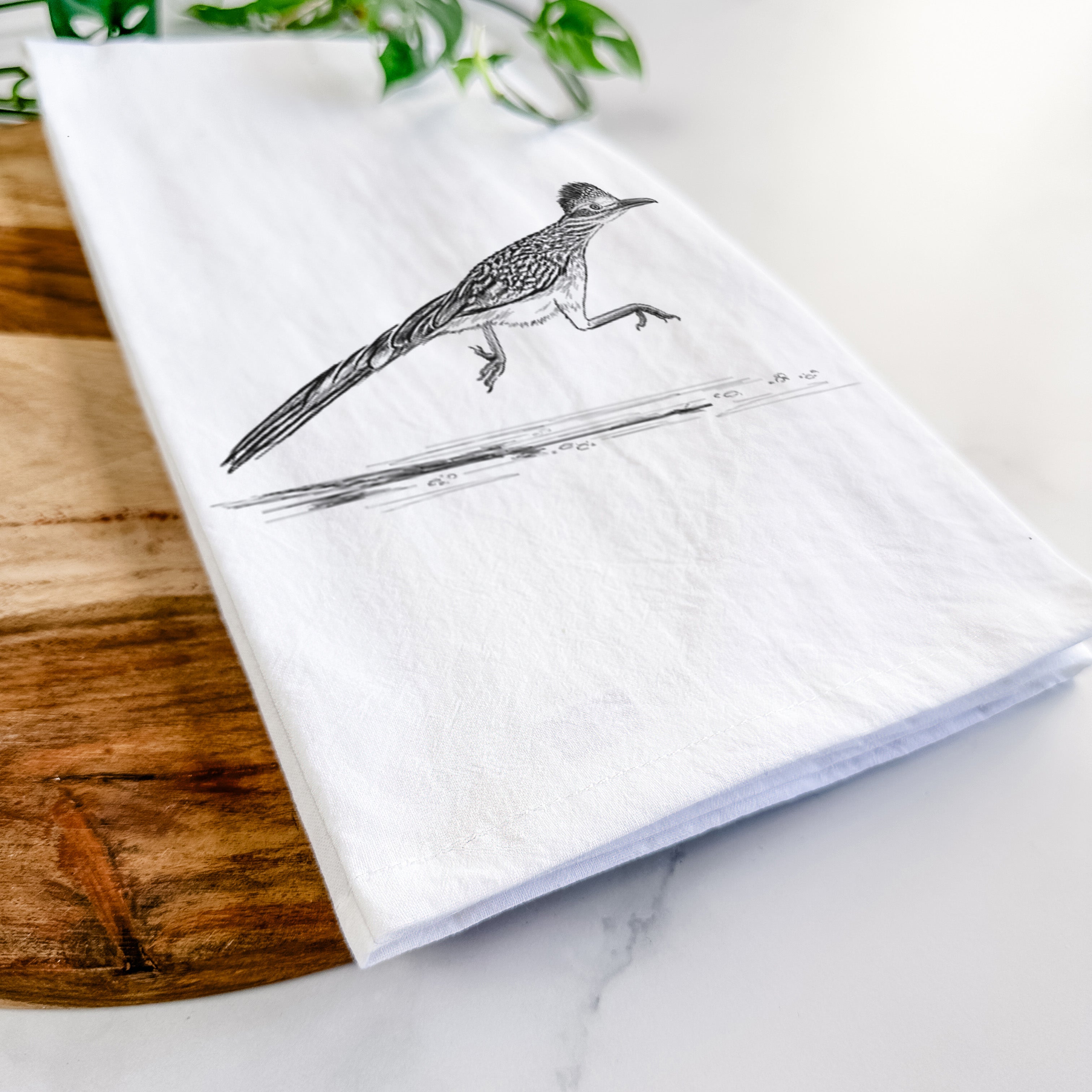 Greater Roadrunner - Geococcyx californianus Tea Towel