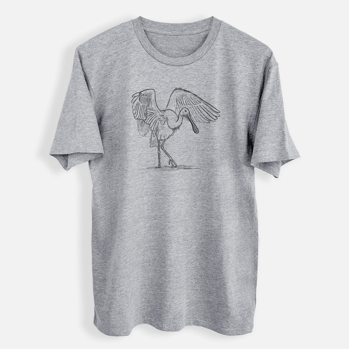 Roseate Spoonbill - Platalea ajaja - Mens Everyday Staple Tee