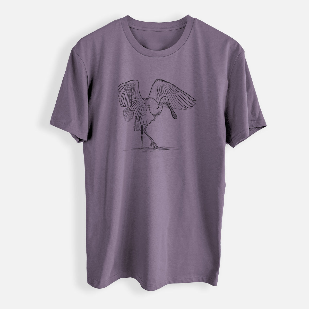 Roseate Spoonbill - Platalea ajaja - Mens Everyday Staple Tee