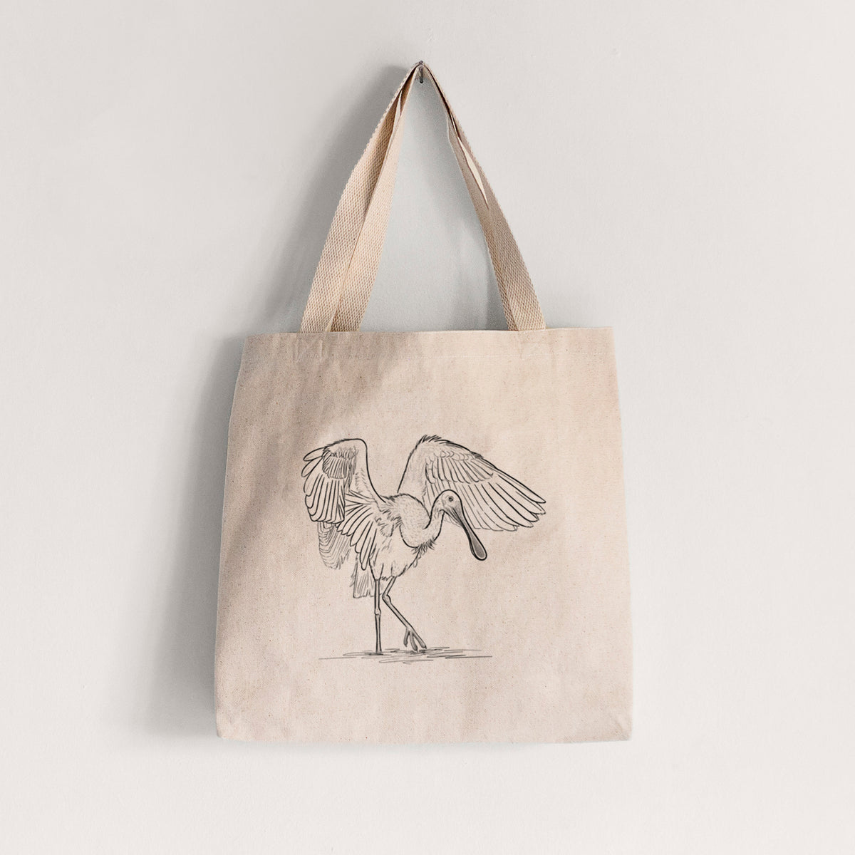 Roseate Spoonbill - Platalea ajaja - Tote Bag