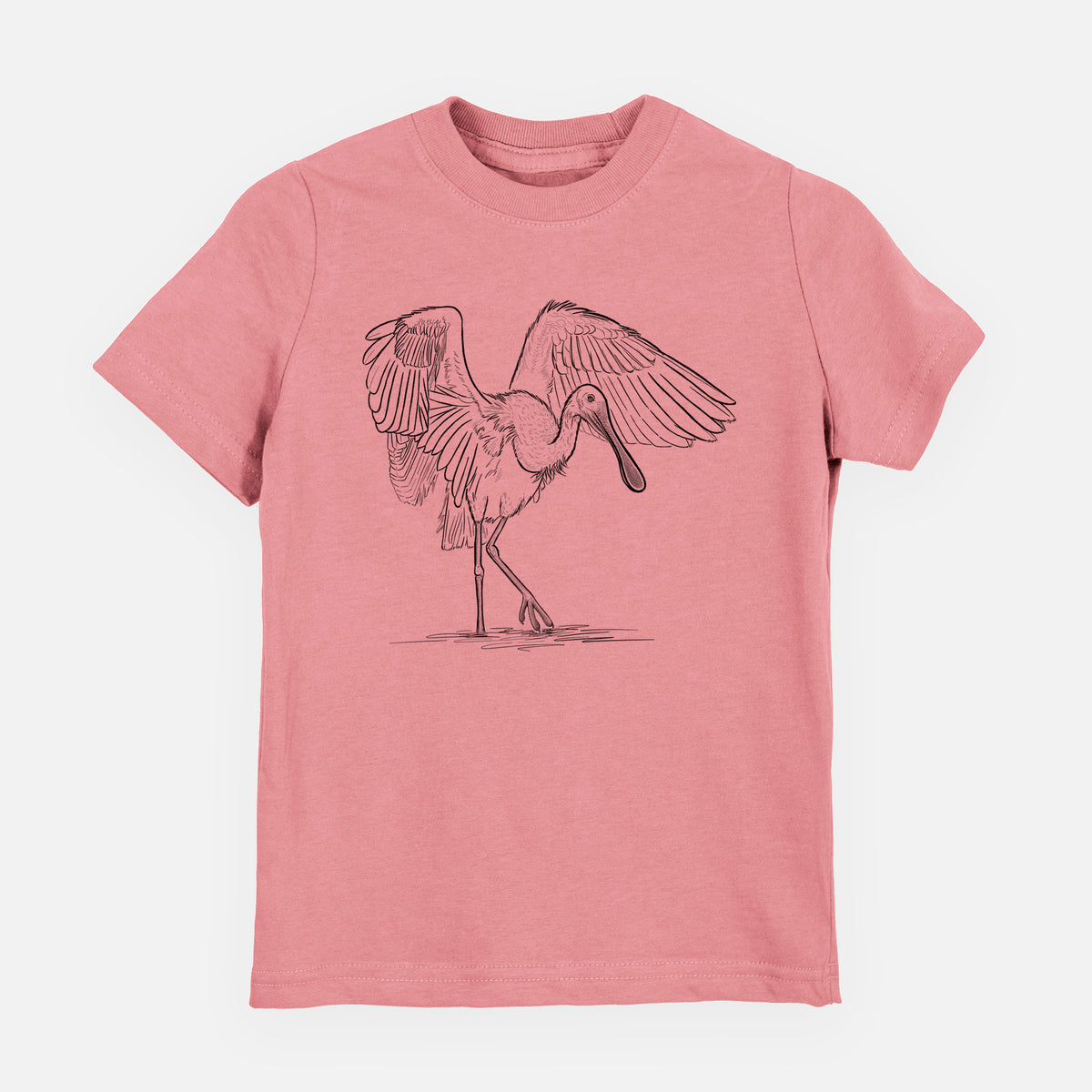 Roseate Spoonbill - Platalea ajaja - Youth Shirt