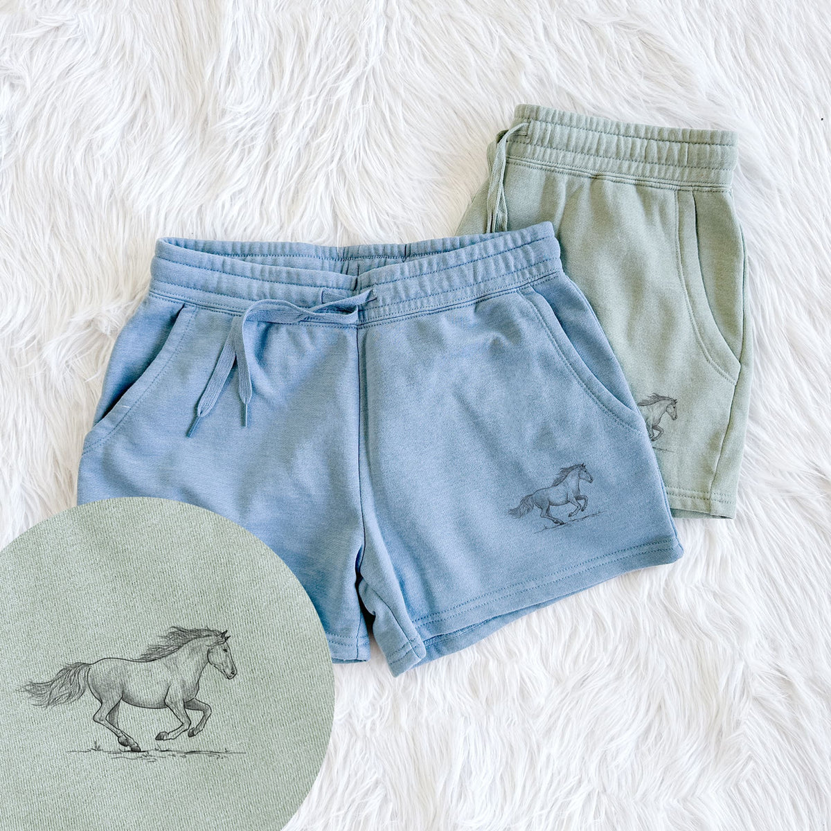Running Mustang - Women's Cali Wave Shorts