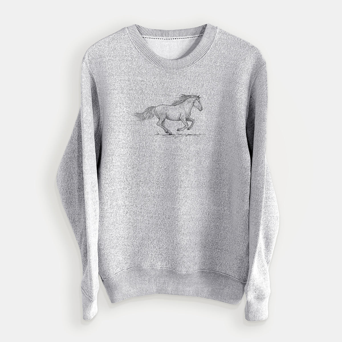Running Mustang - Knit Sweatshirt
