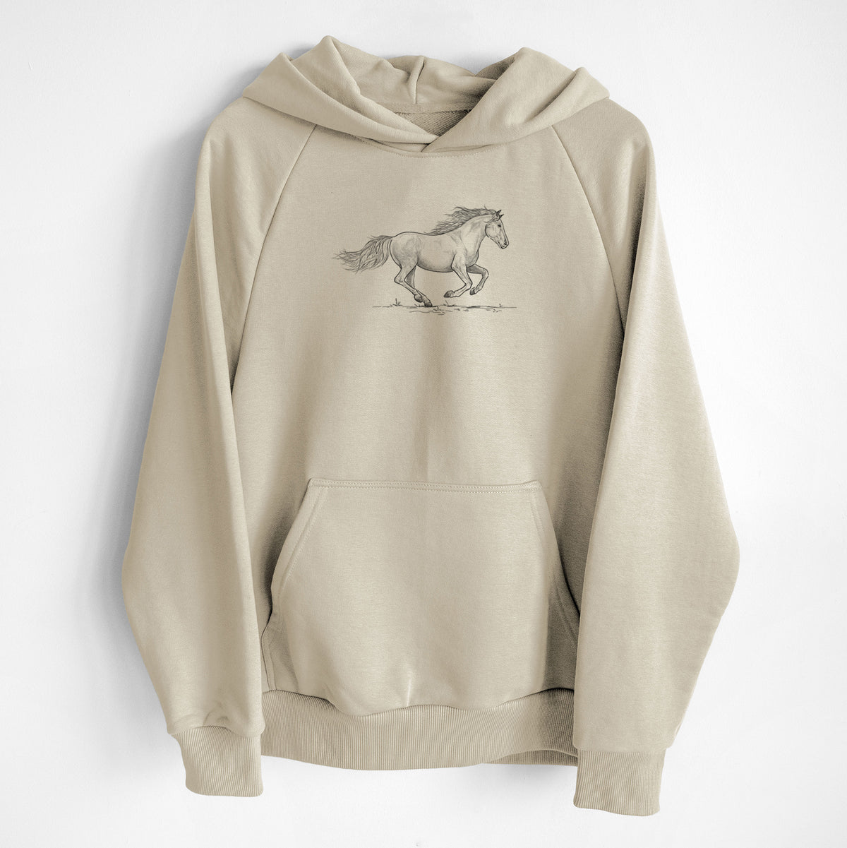 Running Mustang - UltraLuxe Heavyweight French Terry Hoodie