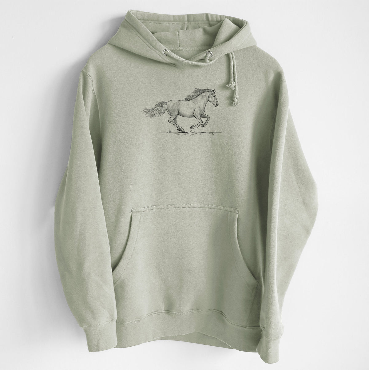 Running Mustang - Heavyweight Fleece Hoodie