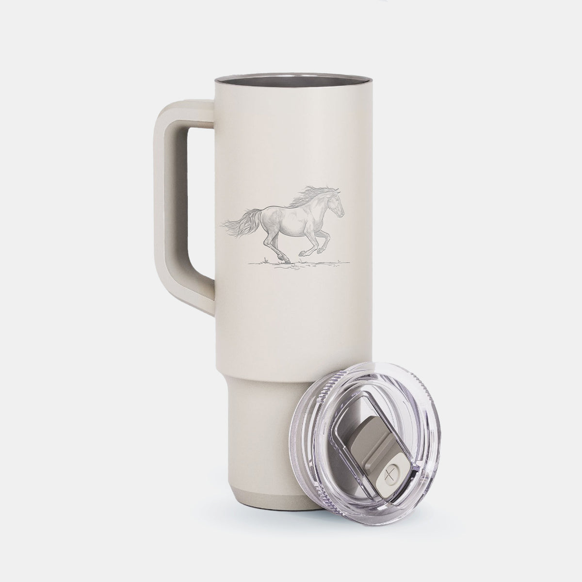 Running Mustang - 40oz Skinny Recharge Tumbler