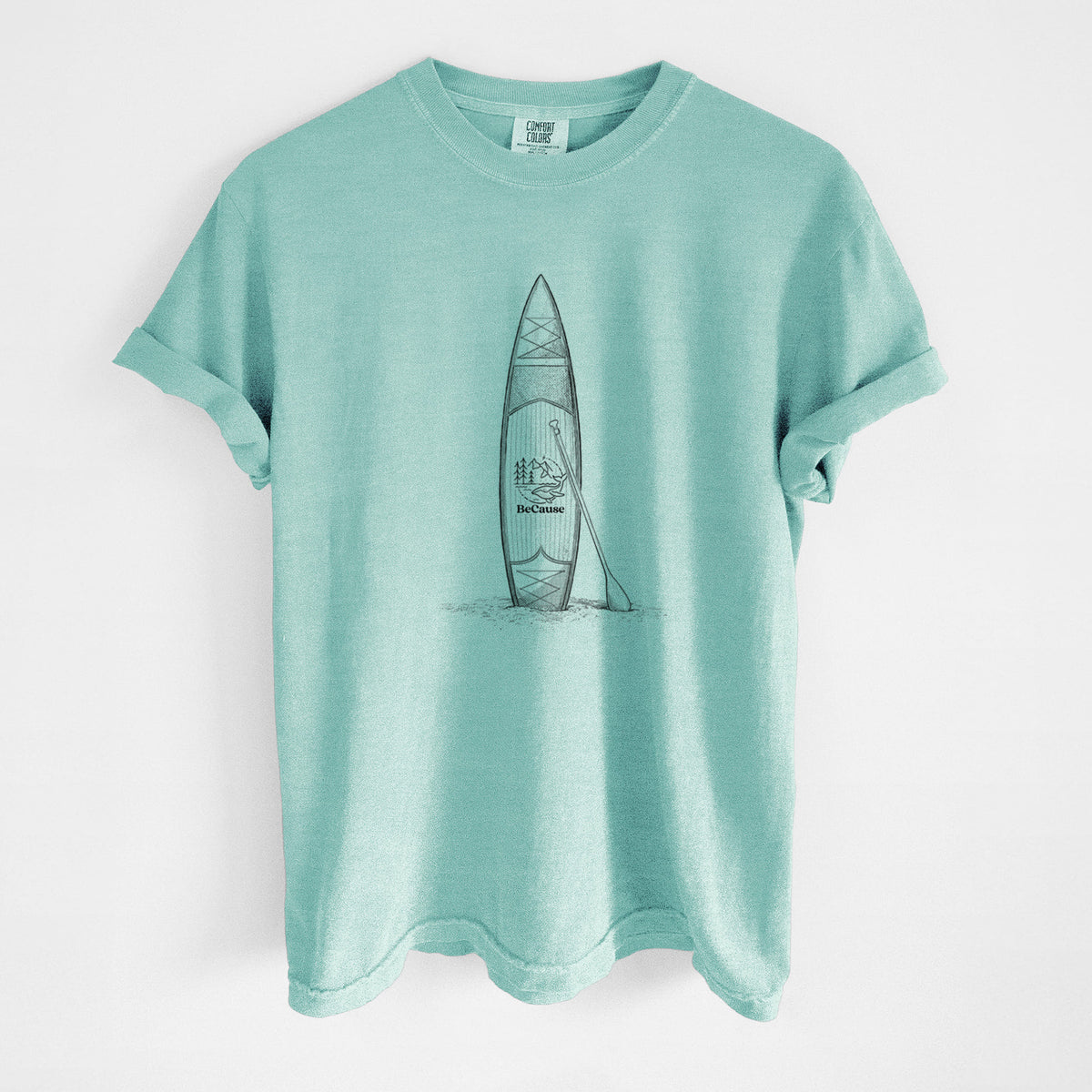 Stand-up Paddle Board - Unisex Comfort Colors Garment-Dyed Heavyweight T-shirt