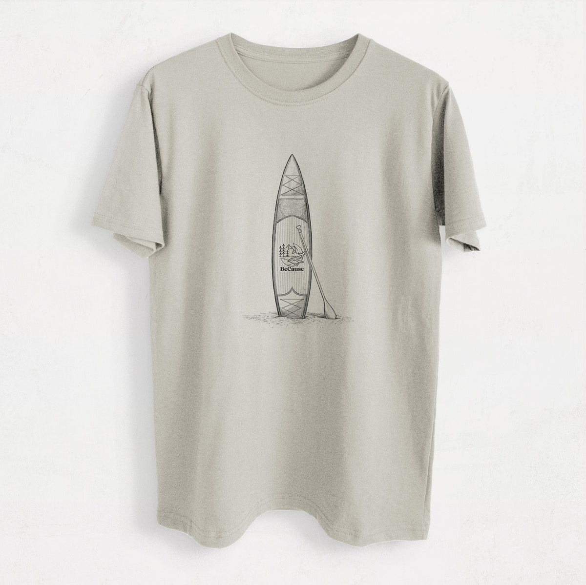 Stand-up Paddle Board - Heavyweight Men&#39;s 100% Organic Cotton Tee
