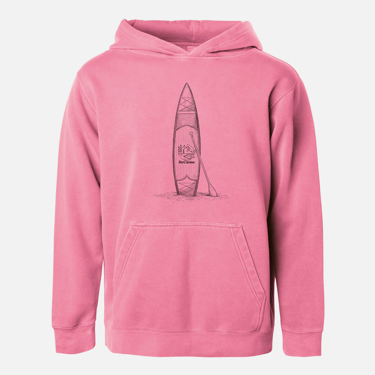 Stand-up Paddle Board - Youth Pigment Dyed Hoodie