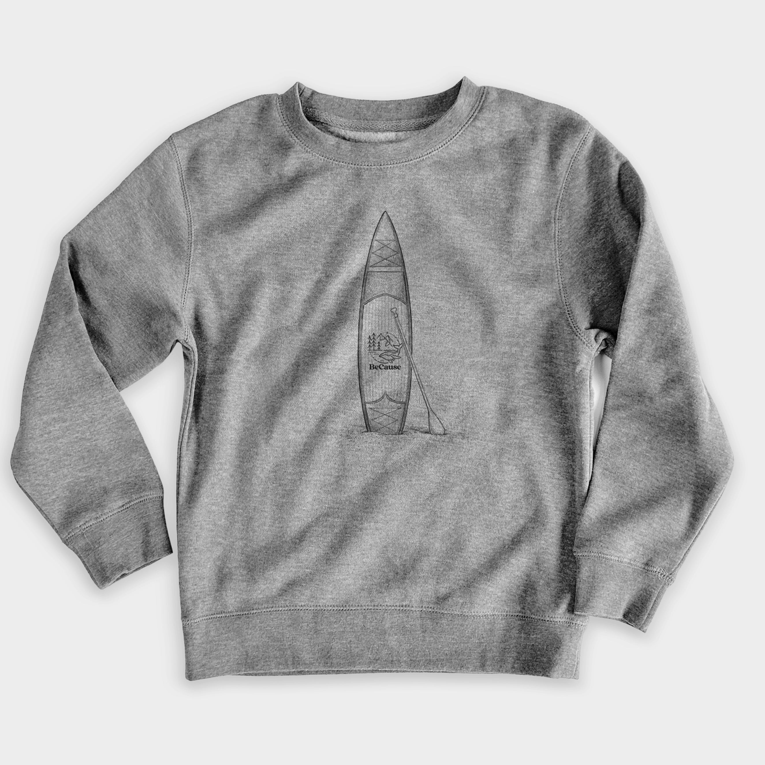 Stand-up Paddle Board - Youth Lightweight Crewneck Sweatshirt
