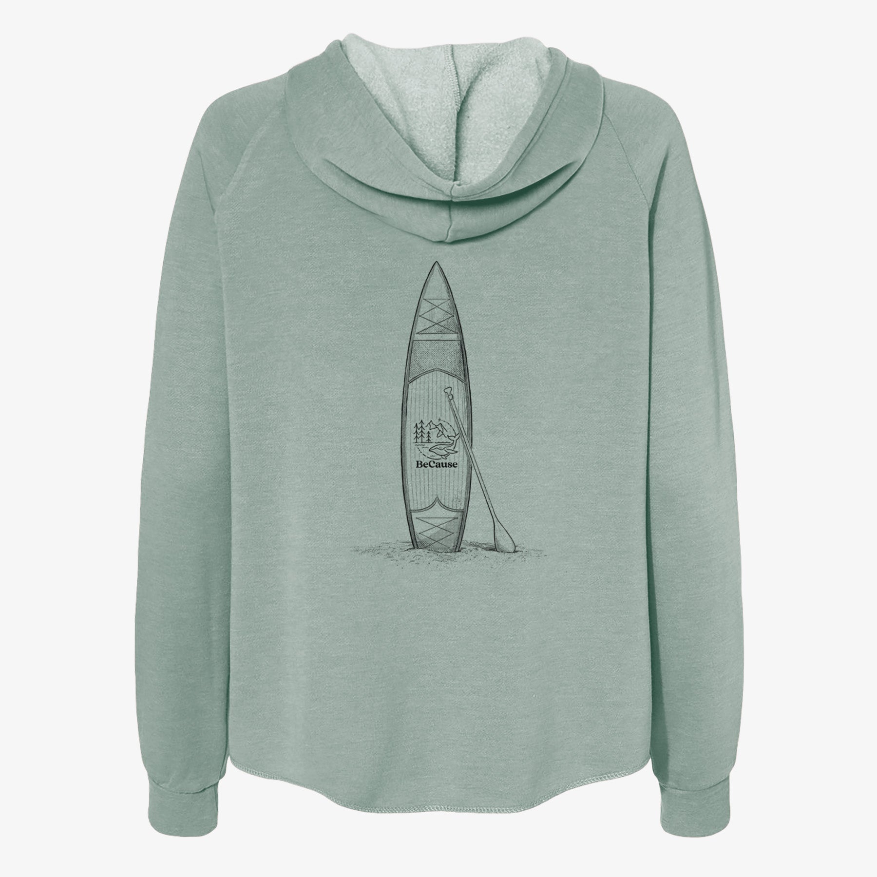 Stand-up Paddle Board - Women's Cali Wave Zip-Up Sweatshirt