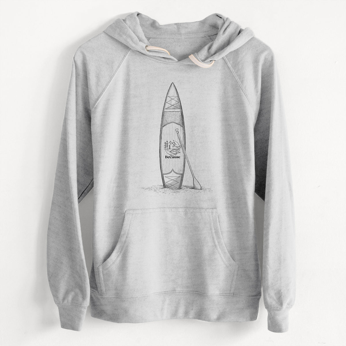 CLEARANCE - Stand-up Paddle Board  - Unisex Slim Fit Loopback Terry Hoodie