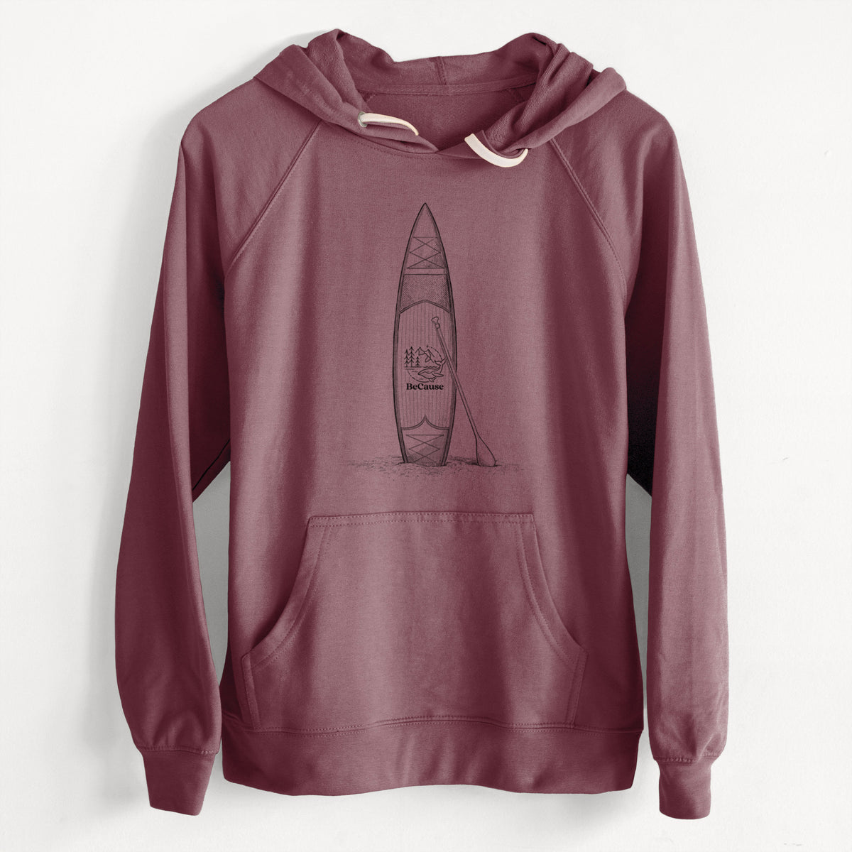 CLEARANCE - Stand-up Paddle Board  - Unisex Slim Fit Loopback Terry Hoodie