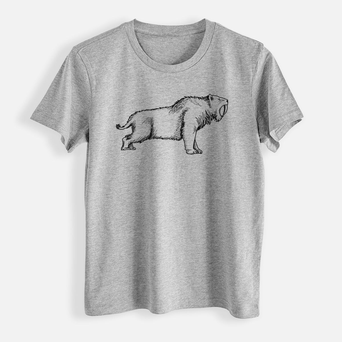 Saber-toothed Tiger - Smilodon - Womens Everyday Maple Tee