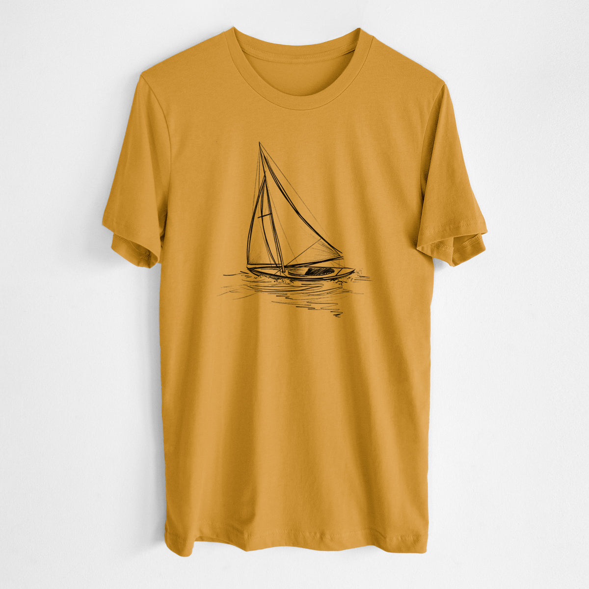 Heading Coastward - Sloop Sailboat - Lightweight 100% Cotton Unisex Crewneck