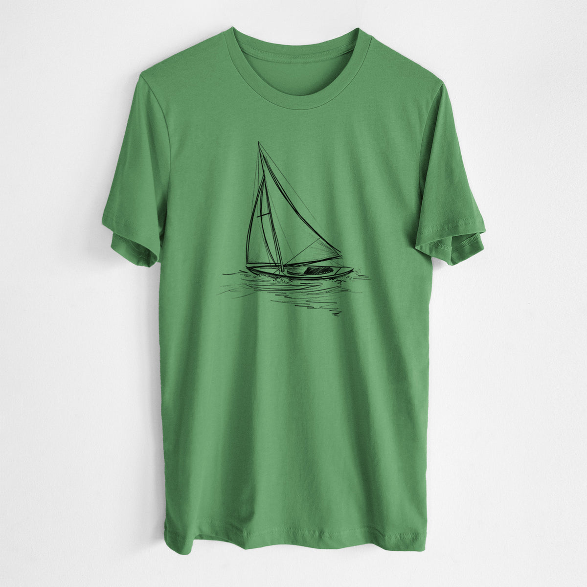 Heading Coastward - Sloop Sailboat - Lightweight 100% Cotton Unisex Crewneck