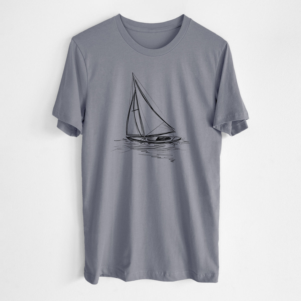 Heading Coastward - Sloop Sailboat - Lightweight 100% Cotton Unisex Crewneck