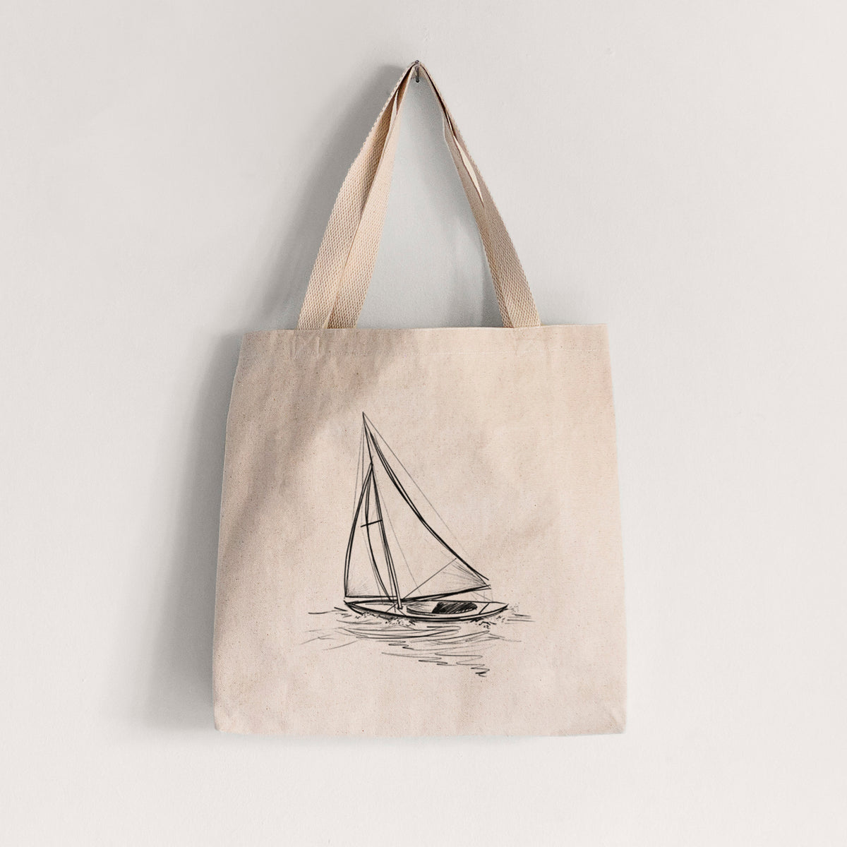 Heading Coastward - Sloop Sailboat - Tote Bag