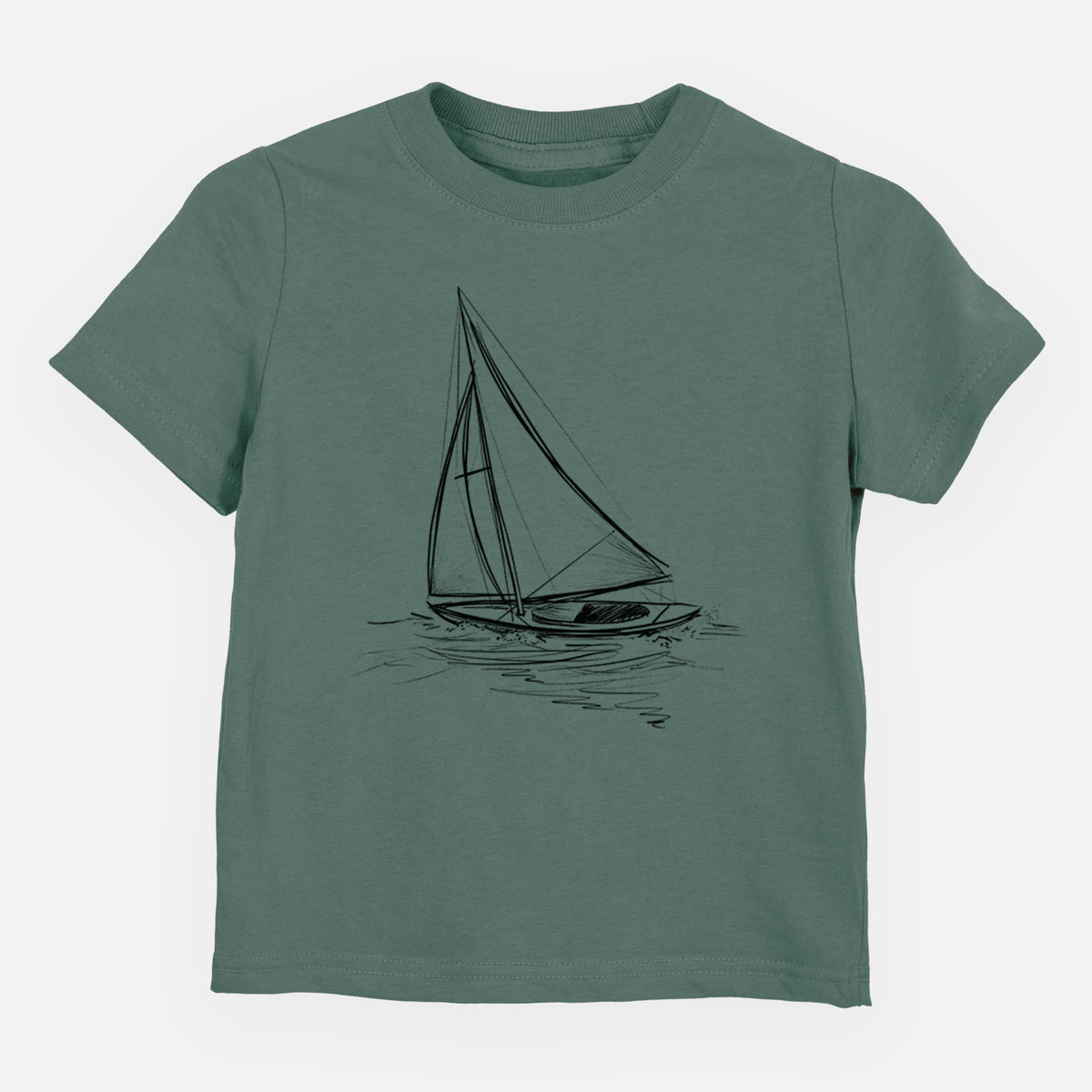 Heading Coastward - Sloop Sailboat - Toddler/Youth Shirt