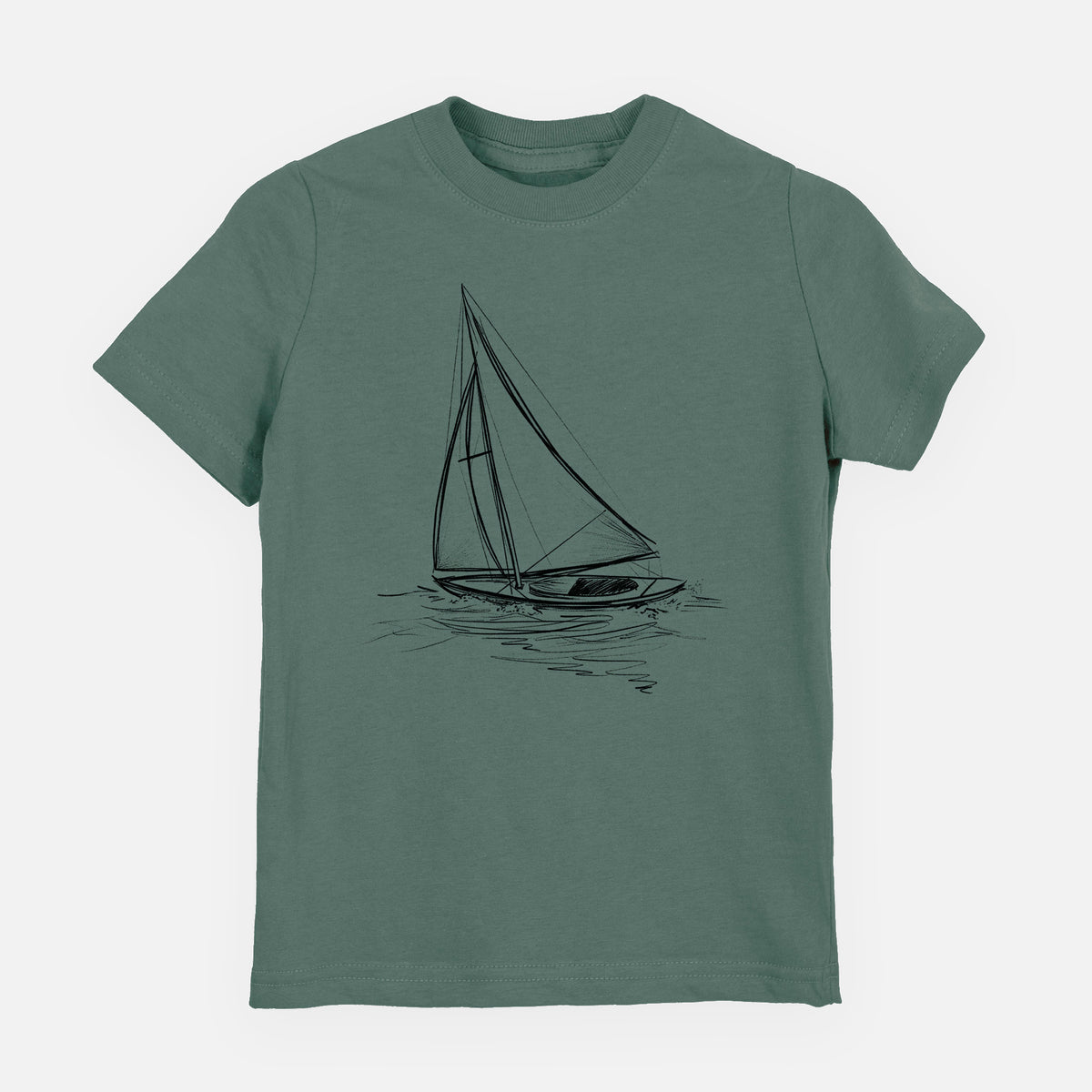 Heading Coastward - Sloop Sailboat - Toddler/Youth Shirt