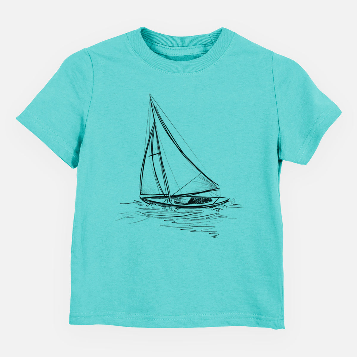 Heading Coastward - Sloop Sailboat - Toddler/Youth Shirt